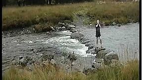 Scotland The Brave, Hand Whistling. Reg Heaton. Stepping Stones River Duddon, Cumbria,