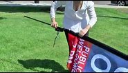 How to Set Up a Feather Banner or Flag Banner