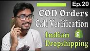 Ep.20 - COD Order Confirmations | Indian Ecom By Kshitij Thorat