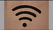 How to Draw a WiFi icon - Wi-Fi signal