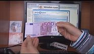 500 Euro Banknote in depth review in 3D