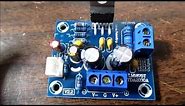 LM1875 IC audio amplifier board kit test and review
