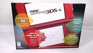 Unboxing: New Nintendo 3DS XL (New Red Color)