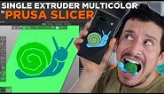 Multipass Multicolor using Prusa Slicer // Single Extruder Multicolor 3D Printing
