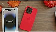 Red Apple Silicone Case for the iPhone 14 Pro - Unboxing and Hands-On