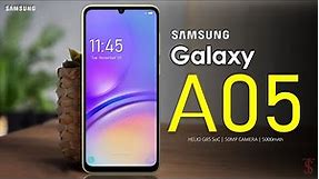 Samsung Galaxy A05 Price, Official Look, Design, Specifications, Camera, Features | #galaxya05