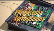 Build an indoor FM antenna for 75 ohm coax input