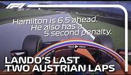Lando Norris' Last Two Laps In Full With Team Radio | 2020 Austrian Grand Prix