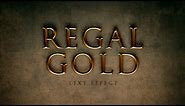 Regal Gold Text Effect in Photoshop (Layer Styles Trickery)