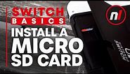 How to Install a Micro SD Card in Your Nintendo Switch OLED, Lite, OG - Switch Basics