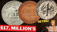 Top 20 Most Valuable Coins 2024 - Rare Dimes, Nickels, Pennies & Quarters Worth a Lot Of Money!