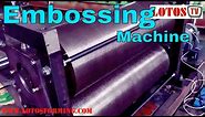 【Embossing Machine】: Embossing roll forming machine | what is an embossing machine?