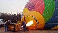 Tucson Hot Air Balloon - Preparation, Take Off and Flight
