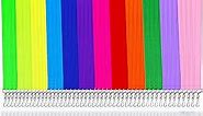 48 Pack Bright Neon Breakaway Lanyard for ID Badges, Cruise Lanyard with Thicken Card Case, Colored Lanyard with ID Badges Holder for Adult, Kids.(Multic 12 Color, 48PCS)