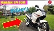 1988 gpx 600r way ahead of its time (review) - 1996 Kawasaki gpx 600r 592cc full video view