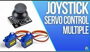 Multiple Servo Motor Control with Joystick and Arduino
