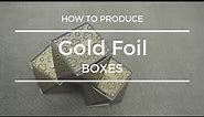 How to Produce Gold Foil Boxes | Duplo USA