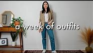 What I Wear to Work 📈 | business casual outfit ideas i *actually* wear ✨