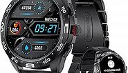 Smart Watch with Answer/Make Calls, 1.32'' HD Touch Screen Fitness Tracker with Heart Rate Sleep Monitor 20 Sports Modes IP68 Waterproof Pedometer,Bluetooth Men's Smart Watches for Android iOS