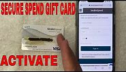 ✅ How To Activate Secure Spend Prepaid Visa Gift Card 🔴