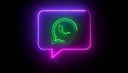 Whatsapp Neon Icon