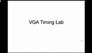 VGA timing | FPGA implementation | Vivado