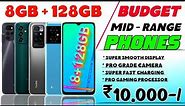 8gb Ram 128gb Rom | Best Budget Mid-range Phones Under 10000₹