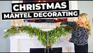 Christmas Mantel Decorating Ideas 2020 - Farmhouse Christmas Decorating - Liz Fenwick DIY