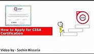 How to apply for CISA Certification - Sachin Hissaria