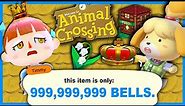 Most EXPENSIVE and Valuable Animal Crossing Items (Rarest Items From Every Game)
