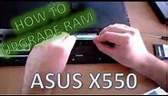How to upgrade Ram on Asus X550 Series (X550LB)