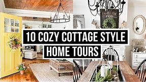 10 Cozy Cottage Farmhouse Home Decor Tours