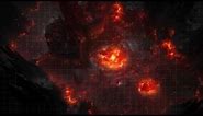 D&D | Volcanic Cavern Part 1 Grid | Animated Battle Maps