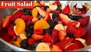 Fruit Salad Recipe: How To Make Fruit Salad With Simple Syrup (Easy!)