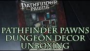 Pathfinder Pawns Dungeon Decor Unboxing