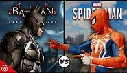 Batman Arkham Knight vs Marvel's Spider-Man - Gameplay Physics and Details Comparison