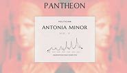 Antonia Minor Biography - Roman noblewoman (36 BC- AD 37)