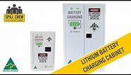 Lithium battery charging cabinet | Spill Crew