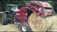 Baling Hay on Our Farm. How To Cut, Rake, and Bale Hay Bales.