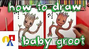 How To Draw Baby Groot