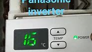 Ac window type blinking display board #panasonicinverter | AASI Airconditioning Services