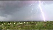 Wicked severe thunderstorm hits Green Valley, AZ 07302022