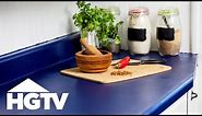 How to Paint Laminate Countertops | HGTV