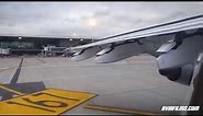 Avro RJ100 (BAe 146) takeoff Brussels airport