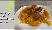 sausage and sauerkraut recipe| asmr cooking no talking #17