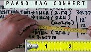 How to Convert Inch to Meter, Meter to Inches, Inches to Centimeter, Millimeter to Inches