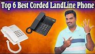 ✅ Top 6 Best Landline Phone In India 2022 With Price |Landline Telephone Review & Comparison