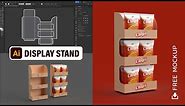 How to Display Stand Template in Adobe Illustrator CC 2022 | Packaging Design Tutorials