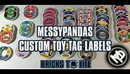 MessyPandas Custom Lego Dimension Toy Tag Labels Review! - Lego Dimensions