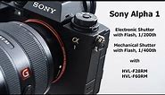 Sony Alpha 1 (Electronic & Mechanical Shutter) Flash Photography Demonstration
